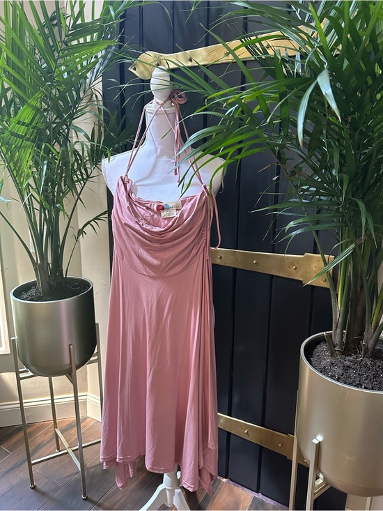 Free People Dresses & Skirts - Free People Beach Zella convertible midi dress Dusty Rose FP NEW W/O tags M